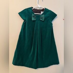 Florence Eiseman Green Velvet Dress